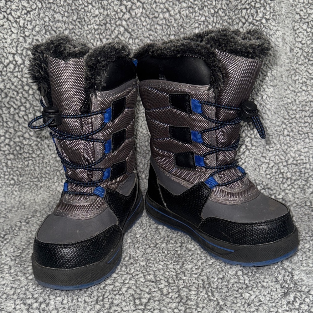 Kids Winter Boots with Faux Fur Lining